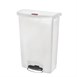 Rubbermaid Slim Jim Front Step pedaalemmer 90L wit
