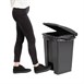 Jantex pedaalemmer 45L zwart