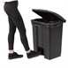 Jantex pedaalemmer 65L zwart