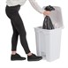 Jantex afvalemmer wit 45L
