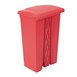 Jantex afvalemmer rood 87L