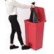 Jantex afvalemmer rood 87L
