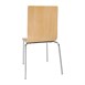 Bolero stoel met vierkante rug beuken (4 stuks)