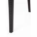 Bolero polyrotan stoel met armleuning zwart (4 stuks)