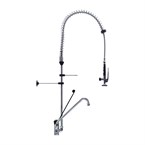 Gastro M hoge voorspoeldouche monobloc zwenkkraan handsfree