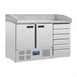 Polar g-serie dubbeldeurs pizzatoog met granieten blad en deeglades