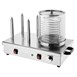 Buffalo hotdogwarmer met 4 warmhoudpennen