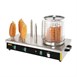 Buffalo hotdogwarmer met 6 warmhoudpennen