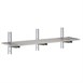 Gastro M RVS wandplank zonder steunen 100x40cm