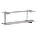 Gastro M RVS wandplank zonder steunen 150x40cm