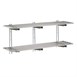 Gastro M RVS wandplank zonder steunen 150x40cm