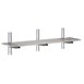 Gastro M RVS wandplank zonder steunen 180x40cm