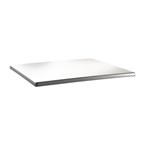 Topalit Classic Line rechthoekig tafelblad wit 110x70cm