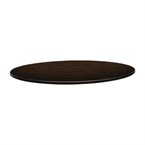 Topalit Smartline rond tafelblad wengé