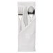Mitre Luxury Luxor servet wit 45x45cm (10 stuks)
