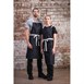 Southside halterschort zwart denim