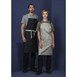 Southside halterschort zwart denim