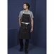 Southside halterschort zwart denim