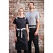 Southside bistroschort zwart denim 40x76cm