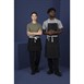 Southside bistroschort zwart denim 40x76cm