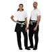 Southside bistroschort zwart denim 40x76cm