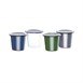 Olympia Emaille beker grijs 31cl (6 stuks)