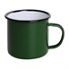 Olympia Emaille mok groen 35cl (6 stuks)