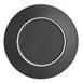 Olympia Fusion ronde borden 20,3cm zwart (6 stuks)
