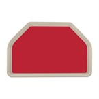 Trapezel GN dienblad rood polyester