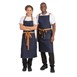 Southside halterschort blauw denim