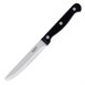 Olympia steakmessen met ronde punt zwart (12 stuks)