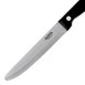 Olympia steakmessen met ronde punt zwart (12 stuks)