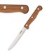 Olympia steakmessen met ronde punt hout (12 stuks)