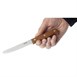 Olympia steakmessen met ronde punt hout (12 stuks)
