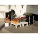 Cambro KD serveerwagen met 3 bladen zwart