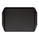 Cambro polypropyleen fastfood dienblad met handvatten zwart 43x30cm