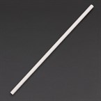 Fiesta Compostable composteerbare papieren rietjes wit (250 stuks)