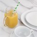 Fiesta Compostable composteerbare papieren rietjes groen-wit gestreept (250 stuks)