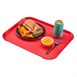 Cambro polypropyleen fastfood dienblad rood 410mm