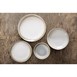 Olympia Birch brede kommen taupe 20,8cm (6 stuks)