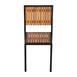 Bolero stalen en acaciahouten stoelen (4 stuks)