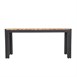Bolero stalen en acaciahouten banken 100cm (2 stuks)