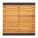 Bolero vierkante bartafel gepoedercoat staal en acaciahout 600mm