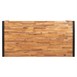 Bolero rechthoekige stalen en acaciahouten industriële tafel 180x90cm