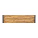 Bolero stalen en acaciahouten industriële banken 160cm (2 stuks)