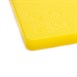 Hygiplas antibacteriële LDPE snijplank geel 450x300x10mm