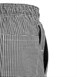 Whites Easyfit Teflon unisex koksbroek met kleine ruit zwart-wit