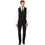 Herenpantalon zwart standaard lengte 96cm