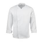 Chef Works Urban Hartford unisex koksbuis met rits lange mouw wit S