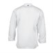 Chef Works Urban Hartford unisex koksbuis met rits lange mouw wit S